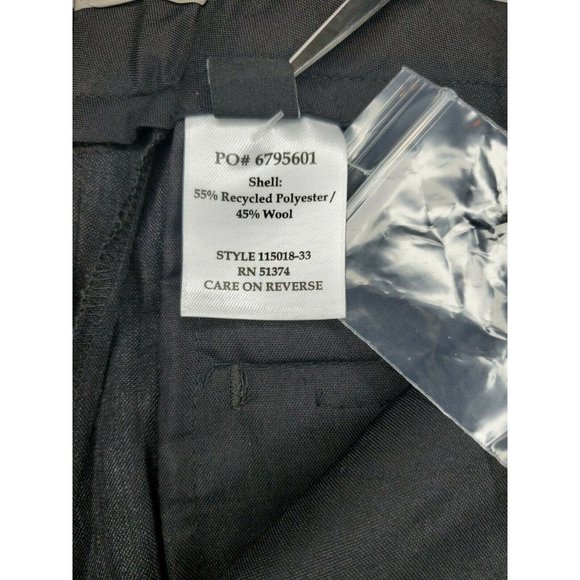 Doc & Amelia By Cintas Charcoal Gray Wool Polyester 4 Regular Women Dress Pants - Picture 11 of 12
